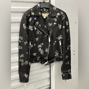 NWT MIchael Kors leather jacket XXS